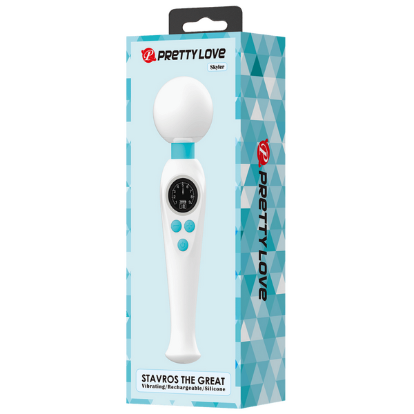 Skyler Rechargeable Wand – Powerful 10-Mode Vibrating Wand with Flexible Neck > Sex Toys > Massage Wands