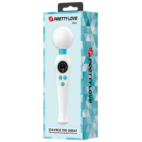 Skyler Rechargeable Wand – Powerful 10-Mode Vibrating Wand with Flexible Neck > Sex Toys > Massage Wands