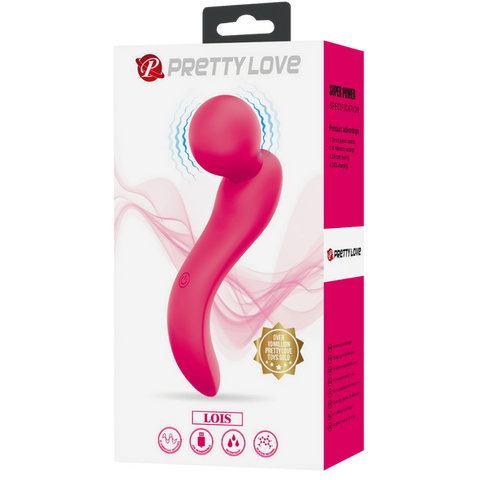 Lois Vibrator – Rechargeable Ultra-Powerful Cordless Water-Resistant Ergonomically Curved Wand Massager > Sex Toys > Massage Wands