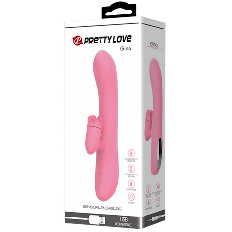 Gina – Rotating Tongue Rabbit Vibrator with 7 Vibration Functions > Vibrators > Ladies > Rabbit