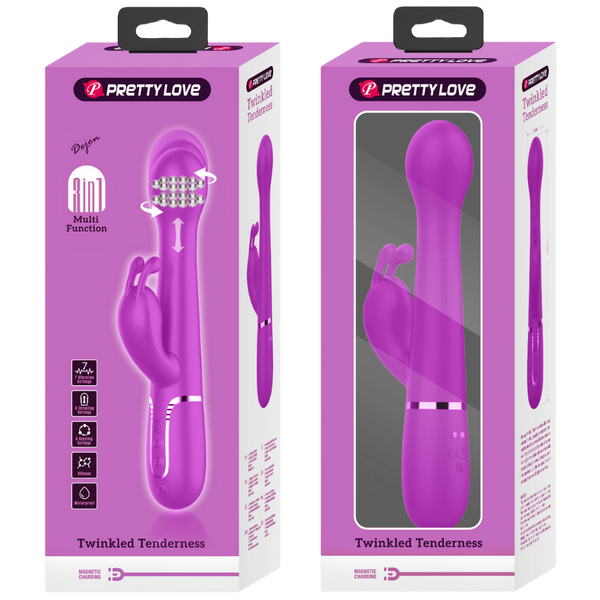 Dejon 3in1 Multi-Function Vibrator – Rabbit Vibrator with Twin Motors and 7 Vibration Modes > Vibrators > Ladies > Rabbit