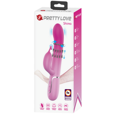 Pretty Love Shima Rechargeable – Rabbit Vibrator with Twin Motors and 7 Vibration Modes > Vibrators > Ladies > Rabbit