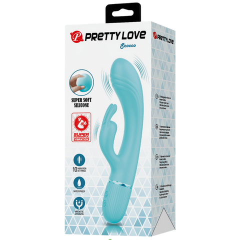 Scocco Super Soft Silicone Dual Motor – Rabbit Vibrator > Vibrators > Ladies > Rabbit