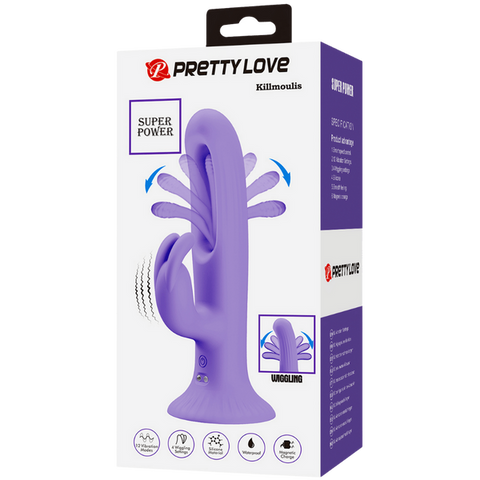 Killmoulis Vibrating Wiggling Rabbit Vibrator – 4 Settings 12 Vibration Modes Rabbit Vibrator > Vibrators > Ladies > Rabbit