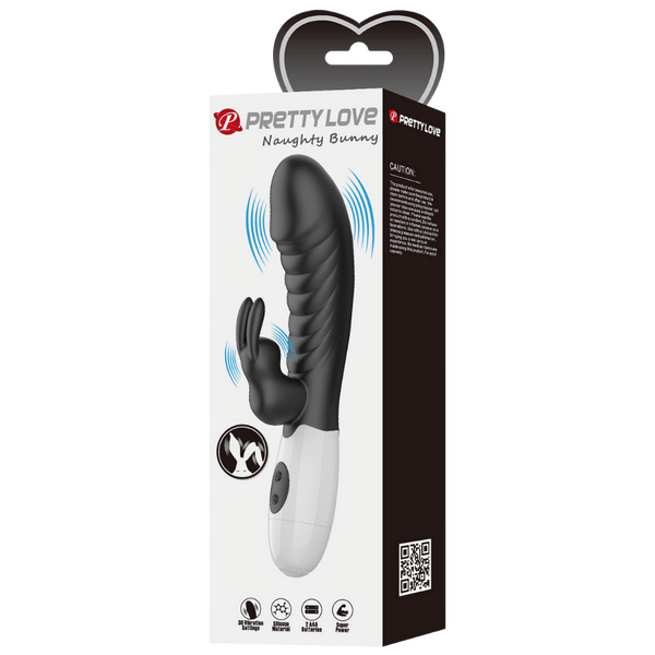 Naughty Bunny – Dual Stimulator Vibrator With G-Spot And Clitoral Vibration > Vibrators > Ladies > Rabbit