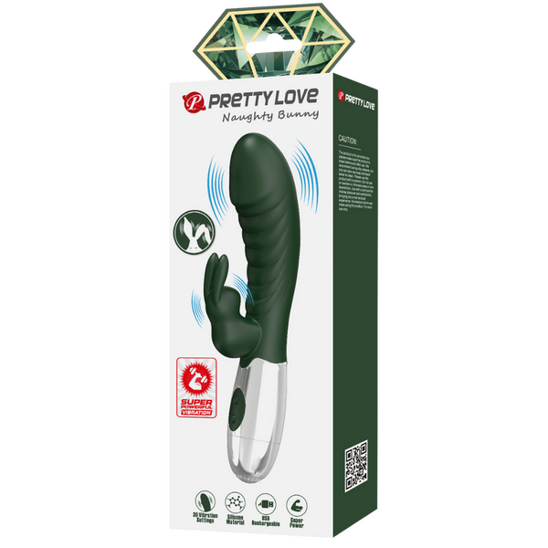 Rechargeable Naughty Bunny – Dual-Motor Silicone G-Spot and Clitoral Vibrator > Vibrators > Ladies > Rabbit Multi