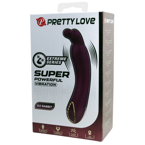 DJ Rabbit – Rechargeable Silicone 10-Function Super Powerful G-Spot Rabbit Vibrator > Vibrators > Ladies > Rabbit
