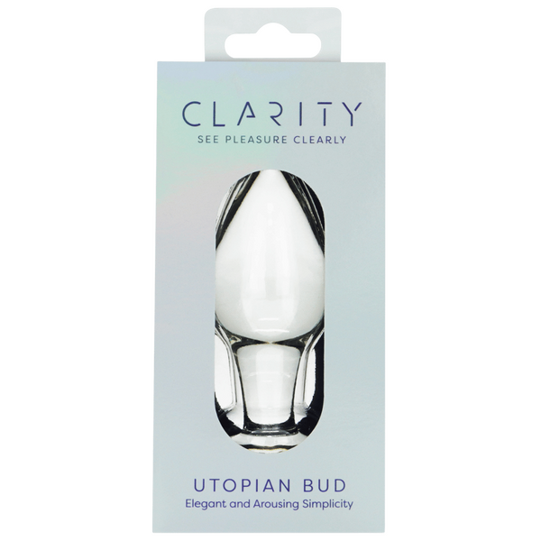 Utopian Bud Glass Butt Plug – Handcrafted Borosilicate Glass 3.5 Inch Plug > Glass > Toys