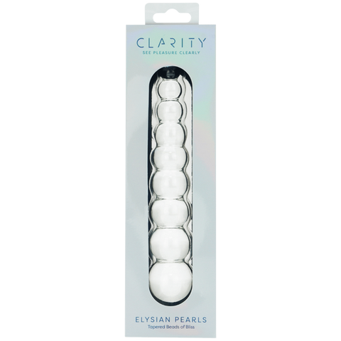 Elysian Pearls – 6.7 Inch Borosilicate Glass Dildo > Glass > Dildos