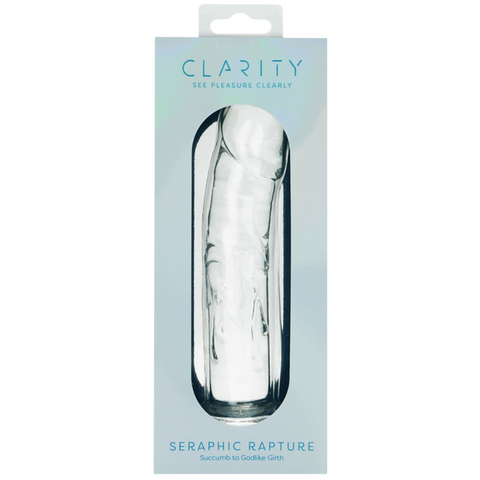 Seraphic Rapture – Handblown Borosilicate Glass 7 Inch Sculpted Dildo > Glass > Dildos
