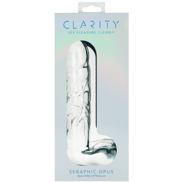 Seraphic Opus – Handblown 7.2 Inch Body-Safe Borosilicate Glass Dildo > Glass > Dildos