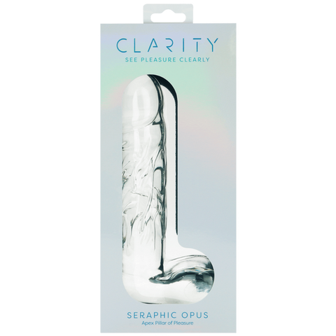 Seraphic Opus – Handblown 7.2 Inch Body-Safe Borosilicate Glass Dildo > Glass > Dildos