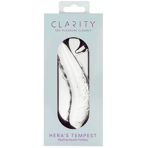 Hera’s Tempest – Premium Borosilicate 5.5 Inch Curved Glass Dildo > Glass > Dildos