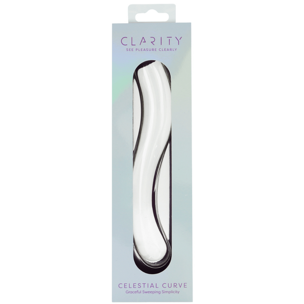 Celestial Curve – 7.1 Inch Handblown Borosilicate Glass Double-Ended Dildo > Glass > Dildos