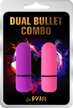 Laviva Dual Bullet Combo – Waterproof Silicone-Coated Dual Bullet Vibrator with 7 Functions > Vibrators > Mini Vibrators