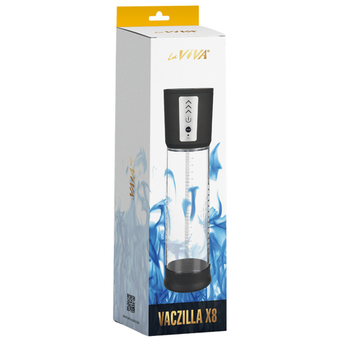 Vaczilla X8 USB Electronic Penis Pump – 3 Adjustable Pressure Levels Phthalates-Free > Pumps > Penis Pumps Electric