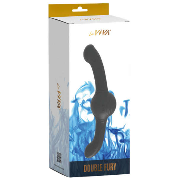 Double Fury Oscillating Thrust – Waterproof 30cm Rechargeable Vibrator > Dildos > Double Dildos
