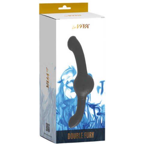 Double Fury Oscillating Thrust – Waterproof 30cm Rechargeable Vibrator > Dildos > Double Dildos