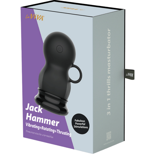 LaViva Jack Hammer – Multi-Function 8cm Vibrator with Rotating and Thrusting Motion > Vibrators > Unconventional