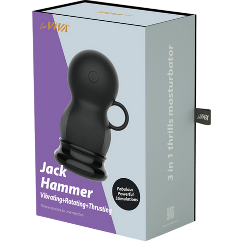 LaViva Jack Hammer – Multi-Function 8cm Vibrator with Rotating and Thrusting Motion > Vibrators > Unconventional