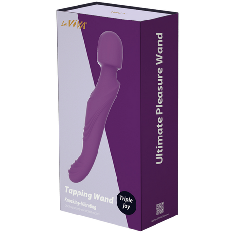Laviva Tapping and Vibrating Wand – Luxury 10.35 Inch Wand Vibrator > Sex Toys > Massage Wands