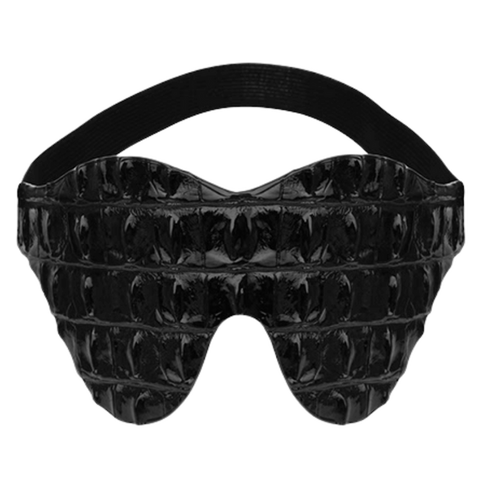 Love Is Blind Alligator Pattern Blindfold – Adjustable Elastic Strap Blindfold > Bondage Gear > Blindfolds