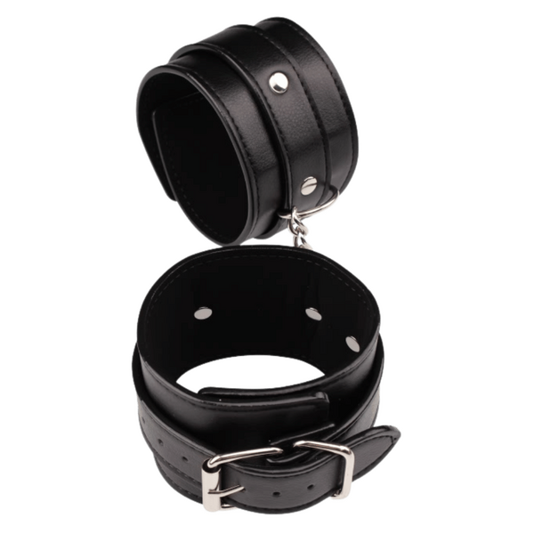 Classic Ankle Cuffs – Fully Adjustable Metal Hook Ankle Cuffs > Bondage Gear > Restraints