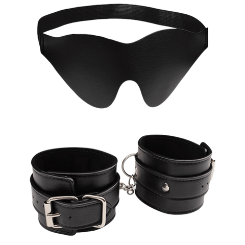 By My Slave Kit – Fully Adjustable Collar and Handcuffs Restraint Set > Bondage Gear > Restraints