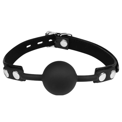 Be Quiet Fully Adjustable Soft Ball Gag – Comfortable and Easy to Use Ball Gag > Bondage Gear > Gags and Bits
