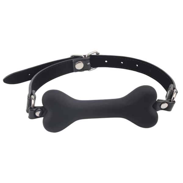 Fully Adjustable Soft Doggie Bone Bit Gag Accessories > Bondage Gear > Gags and Bits