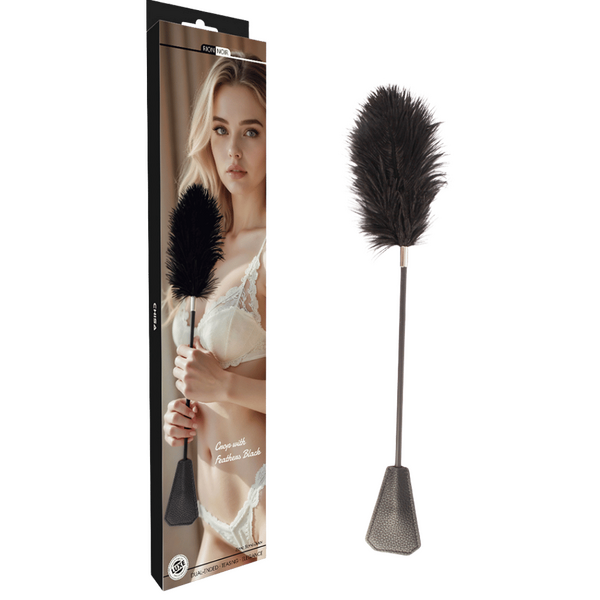 Dual Ended Feather Spanking Crop With Firm Core And Soft Tips > Bondage Gear > Crops