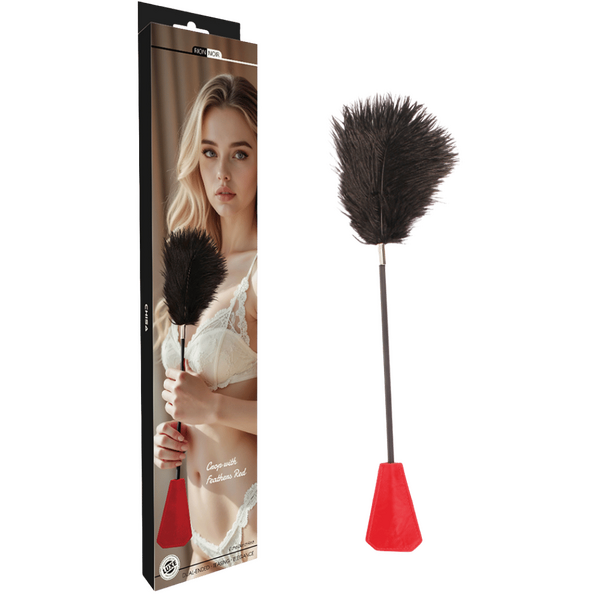 Dual Ended Soft Feather And Paddle - Firm Core Crop > Bondage Gear > Crops