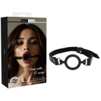 Noir O-Ring Mouth Gag – Breathable Silicone Padded Gag > Bondage Gear > Gags and Bits