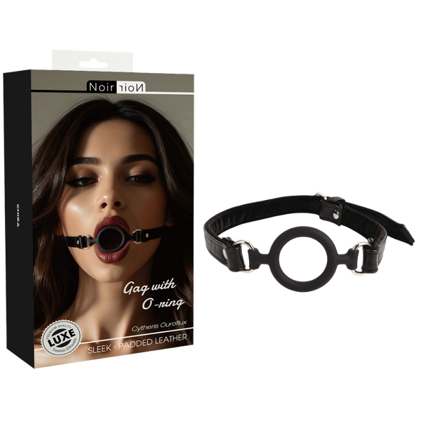 Noir O-Ring Mouth Gag – Breathable Silicone Padded Gag > Bondage Gear > Gags and Bits