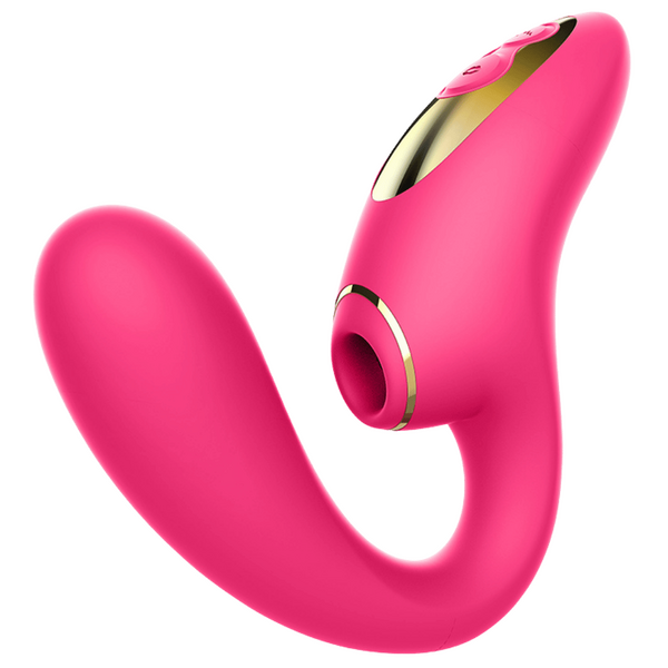 Duende - 10 Vibration And 5 Suction Patterns Waterproof Vibrator > Sex Toys For Ladies > Air Pulsation
