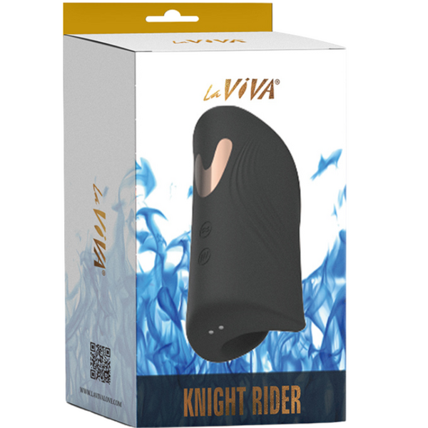 Knight Rider – Waterproof Rechargeable Vibrator with 5 Vibration and Tapping Modes > Sex Toys For Men > Masturbators Cup