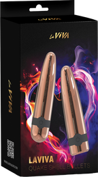 Laviva Quake Shell Bullets – Luxury Powerful Vibrating Bullet Set > Vibrators > Mini Vibrators