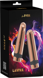 Laviva Quake Ammo Bullets – Luxury Silicone Vibration Bullets > Vibrators > Mini Vibrators