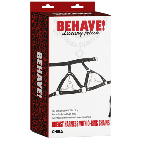Breast Harness with O-Ring Chains – BDSM Bondage Harness > Clothes > Womens Harnesses