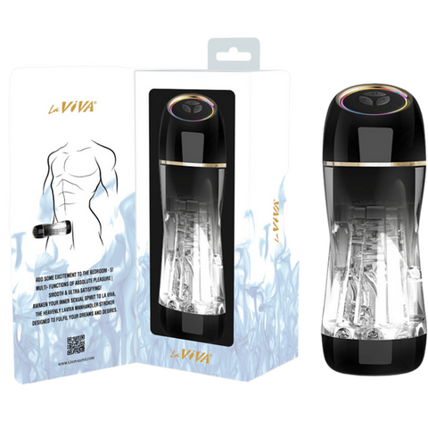 Manhandler Stroker – High-Tech Silicone Masturbation Sleeve with Rotation and Motion