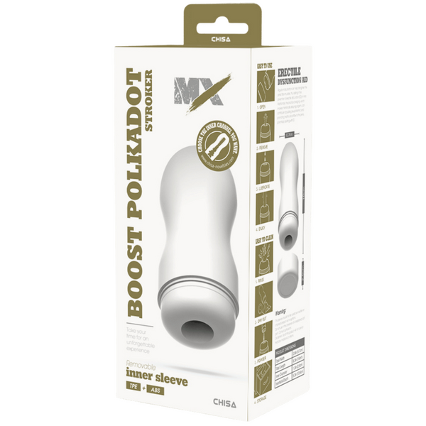 Boost Polkadot – Super-Soft 16 cm Stroker Made of TPE and ABS Materials > Sex Toys For Men > Masturbators Cup