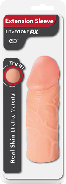 Extension Sleeve 6 Inch – Real Skin Lifelike Material Sleeve > Sex Toys For Men > Penis Sleeves