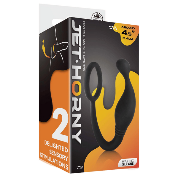 Prostate Plug With Love Ring – Hygienic Silicone 4.5 Inch Prostate Plug > Anal Range > Prostate Plugs
