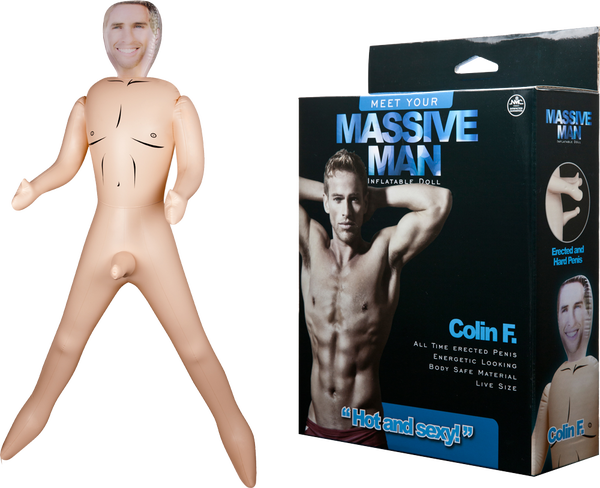 Colin F Inflatable Blow Up Doll – Male Model > Sex Toys > Sex Dolls > Novelty Inflatables Main image