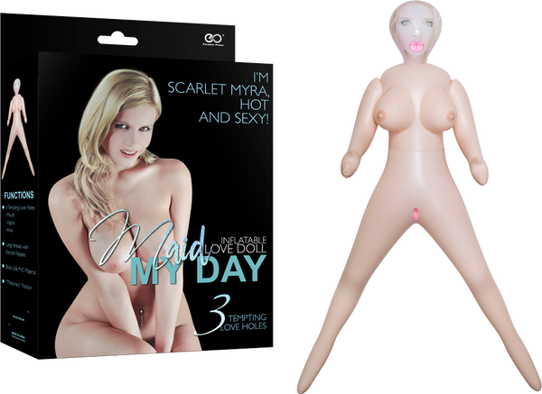Maid My Day Scarley Myra – Inflatable Life Size Love Doll > Sex Toys > Sex Dolls > Novelty Inflatables