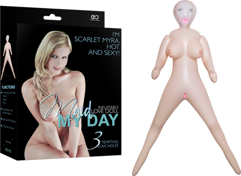 Maid My Day Scarley Myra – Inflatable Life Size Love Doll > Sex Toys > Sex Dolls > Novelty Inflatables
