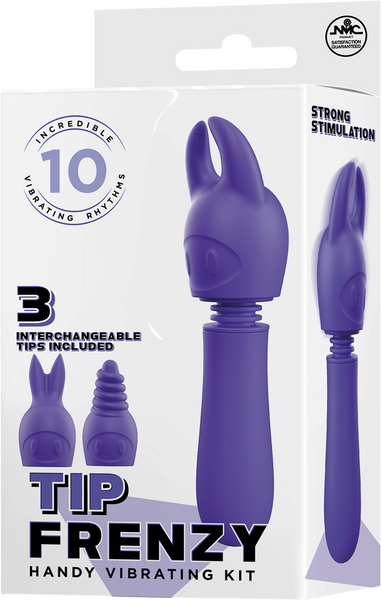 Tip Frenzy – Rechargeable Splash Proof Flexible Shaft Vibrator with 10 Rhythms > Vibrators > Mini Vibrators