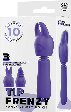Tip Frenzy – Rechargeable Splash Proof Flexible Shaft Vibrator with 10 Rhythms > Vibrators > Mini Vibrators
