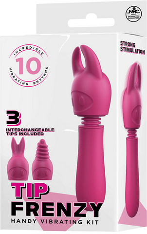 Tip Frenzy – Rechargeable Splash Proof Flexible Shaft Vibrator with 10 Rhythms > Vibrators > Mini Vibrators