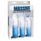 3 in 1 Extension Sleeve (Smoke) – High-Quality TPE Material Soft Flexible Sleeve with Multiple Sizes > Sex Toys For Men > Penis Sleeves